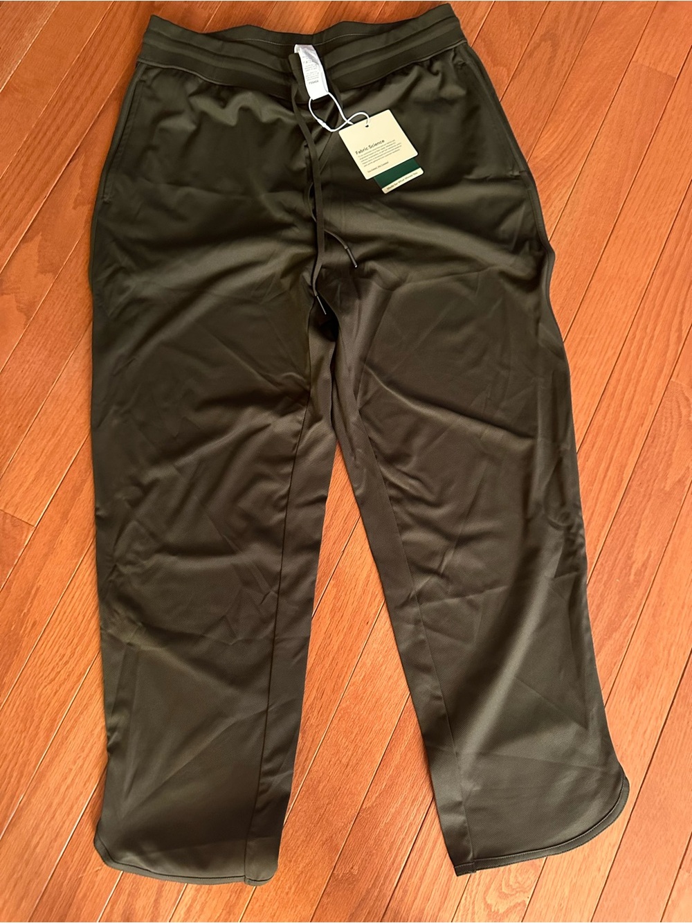 HALARA MidRise Quick Dry Golf Tapered Pants w Pockets-UPF40+ (Olive color,M)